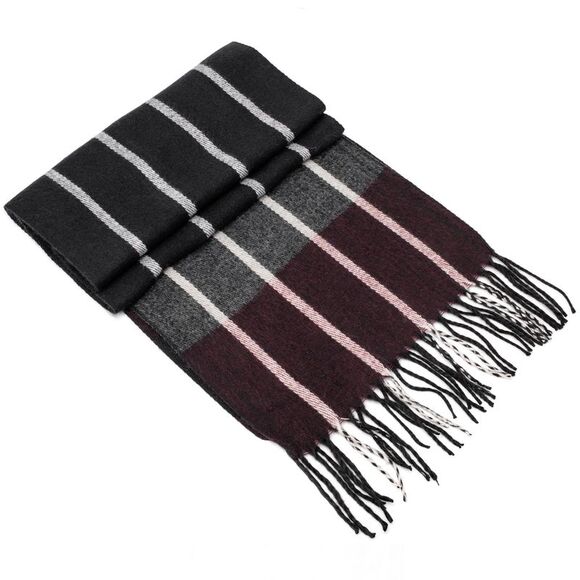 Alpine Swiss Mens Plaid Scarf Soft Winter Shawl Lightweight Cold-Weather Gear - Picture 8 of 8